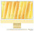 Apple iMac 24" (Custom) Retina 4,5K // Чип Apple M4 10-Core CPU,10-Core GPU // 16 ГБ, 512 ГБ, Желтый цвет (2024)