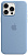 Силиконовый чехол MagSafe для iPhone 15 Pro Max, цвет "синяя зима"