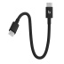 Короткий плетеный кабель Beats USB‑C — USB‑C  (20 см) — Bolt Black