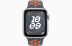Apple Watch SE // 40мм GPS // Корпус из алюминия серебристого цвета, спортивный ремешок Nike цвета «Синее пламя» (2024)