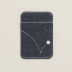 Чехол-бумажник Hermès "Bounce" с MagSafe для iPhone, цвет Bleu Indigo/ Индиго