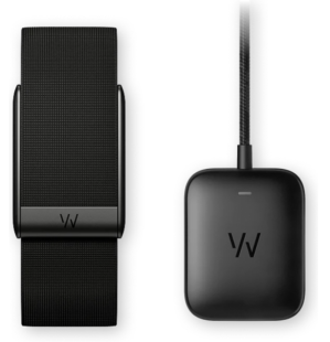 Трекер Whoop One 5.0 (годовая подписка), ремешок CoreKnit Jet Black