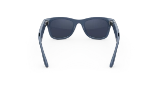 Умные очки Ray-Ban  Wayfarer (2-gen) (Синяя глянцевая оправа, прозрачно-синие фотохромные линзы)