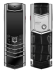Телефон Vertu Signature+, White steel, Alligator Skin (Basalt Black/Базальтовый черный)