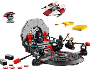 Конструктор Lego Star Wars SMART Play Дуэль в тронном зале и истребитель A-wing (75427)