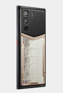 Телефон Vertu METAVERTU 5G Web3, Himalaya Alligator Leather 18K Gold & Diamonds (Black/Черный)
