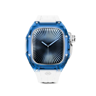 Корпус Golden Concept для Apple Watch, 49 мм, Racing Sport Edition Transparent, Sapphire blue