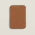 Чехол-бумажник Hermès "Horseshoe" с MagSafe для iPhone, цвет Orange Field/ Кораллово-розово-оранжевый