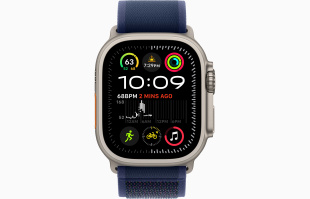 Apple Watch Ultra 2 (2024) // 49мм GPS + Cellular // Корпус из титана, ремешок Trail Loop синего цвета, M/L