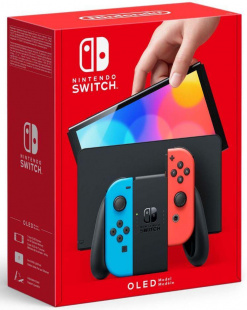 Игровая консоль Nintendo Switch OLED (Синий/Красный)