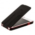 Чехол для iPhone 5s HOCO Mixed color Leather Case O Black&Red