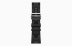 Apple Watch Series 10 Hermès // 42мм GPS+Cellular // Корпус из титана серебристого цвета, ремешок Kilim Single Tour цвета Noir