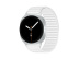  Samsung Galaxy Watch8 ( 44 мм) Wifi+LTE, серебристый корпус, текстильный браслет белого цвета