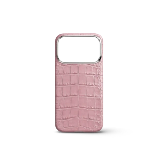 Чехол Golden Concept для iPhone 18 Pro Max, Alligator Edition (Pink)