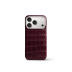 Чехол Golden Concept для iPhone 18 Pro Max, Alligator Edition (Burgundy)