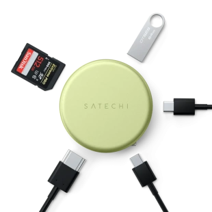 Многопортовый адаптер Satechi OntheGo 5-в-1 (Citrus)