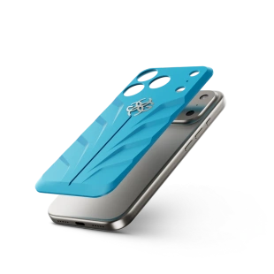 Чехол Golden Concept для iPhone 17 Pro, Magnetic Shield, Racing Sport Rubber, Curacao Blue Чехол Golden Concept для iPhone 17 Pro, Magnetic Shield, Racing Sport Rubber, Curacao Blue