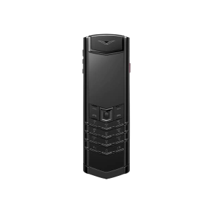 Телефон Vertu Signature+, Black steel, Calf Leather (Jade Black/Нефритовый черный)