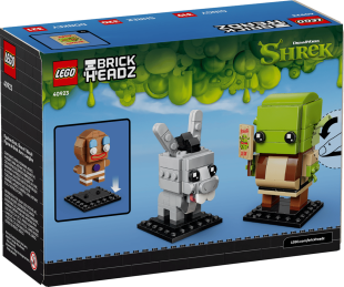Конструктор Lego BrickHeadz:Shrek, Donkey & Gingy Figures (40923)