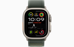 Apple Watch Ultra 2 (2024) // 49мм GPS + Cellular // Корпус из титана, ремешок Trail Loop зеленого цвета, S/M