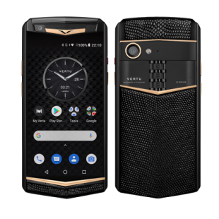 Vertu Aster P Gothic YG Ultimate Gold Black Lizard