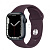 Apple Watch Series 7 // 41мм GPS // Корпус из алюминия цвета «тёмная ночь», спортивный ремешок цвета «тёмная вишня»