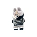 Брелок POP MART LABUBU, Shimmery Oreo, Cute Hang Tag Box Vinyl Doll