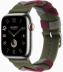 Apple Watch Series 9 Hermès // 45мм GPS+Cellular // Корпус из нержавеющей стали серебристого цвета, ремешок Bridon Single Tour цвета Kaki Apple Watch Series 9 Hermès // 45мм GPS+Cellular // Корпус из нержавеющей стали серебристого цвета, ремешок Bridon Single Tour цвета Kaki