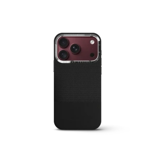 Чехол Golden Concept для iPhone 18 Pro Max, Vegan Leather (Black)