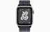 Apple Watch SE // 44мм GPS+Cellular // Корпус из алюминия серебристого цвета, спортивный браслет Nike цвета «Черный/синий» (2024)