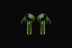 Игровые беспроводные наушники Razer Hammerhead V3 X HyperSpeed, XBOX 25 Anniversary Edition