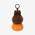 Брелок LABUBU Happy Halloween Party Series, Sitting Pumpkin Vinyl Plush Pendant