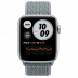 Apple Watch SE // 40мм GPS + Cellular // Корпус из алюминия серебристого цвета, спортивный браслет Nike цвета «Дымчатый серый» (2020)