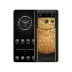 Телефон Vertu METAVERTU 2 Premium Gold Edition, Black Ceramic, Crocodile Leather (Obsidian Black, Gold Curved Blossom/Черный обсидиан с золотыми цветами)