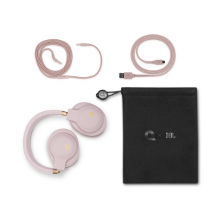Беспроводные накладные наушники JBL E55BTQ (Pink)