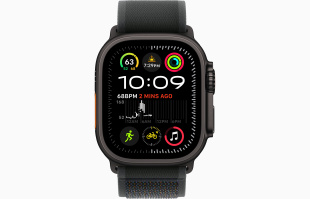 Apple Watch Ultra 2 (2024) // 49мм GPS + Cellular // Корпус из черного титана, ремешок Trail Loop черного цвета, S/M