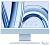 Apple iMac 24" (Custom) Retina 4,5K // Чип Apple M3 8-Core CPU, 8-Core GPU // 24 ГБ, 1 ТБ, Синий цвет (2023)