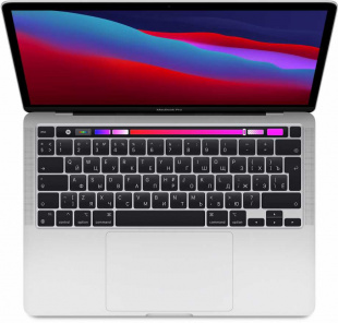 MacBook Pro 13" «Серебристый» (Custom) + Touch Bar и Touch ID // Чип Apple M1 8-Core CPU, 8-Core GPU, 8 ГБ, 1 ТБ (Late 2020)