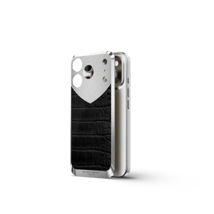 Чехол Golden Concept для iPhone 17 Pro Max, Magnetic Shield, Alligator Edition - Matte Black  Чехол Golden Concept для iPhone 17 Pro Max, Magnetic Shield, Alligator Edition - Matte Black