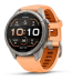 Мультиспортивные часы Garmin Fenix 9 Pro (43mm), титановый корпус, персиковый силиконовый ремешок (Shell Pink/Autumn Orange) Мультиспортивные часы Garmin Fenix 9 Pro (43mm), титановый корпус, персиковый силиконовый ремешок (Shell Pink/Autumn Orange)