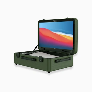 Портативный игровой кейс с монитором POGA Lux для Playstation 5 (только кейс, без консоли) (Camouflage)