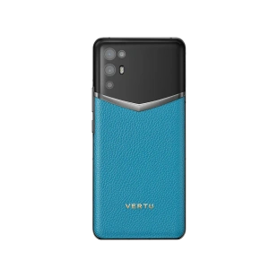 Телефон VERTU iVertu 5G, Calf Leather (Lake Blue/Голубое озеро)