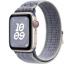 Apple Watch SE // 40мм GPS+Cellular // Корпус из алюминия цвета «сияющая звезда», спортивный браслет Nike цвета «Серый/синий» (2024)
