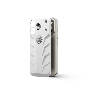 Чехол Golden Concept для iPhone 17 Pro Max, Magnetic Shield, Racing Sport Rubber, Daytona White
