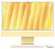 Купить Apple iMac 24" (Custom) Retina 4,5K // Чип Apple M4 10-Core CPU,10-Core GPU // 16 ГБ, 1 ТБ, Желтый цвет (2024)