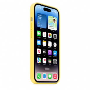 Силиконовый чехол MagSafe для iPhone 14 Pro, цвет Canary Yellow/Канареечно-желтый