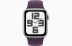 Apple Watch SE // 44мм GPS (Custom) // Корпус из алюминия серебристого цвета, спортивный ремешок цвета «сливовый» (2024)