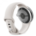 Google Pixel Watch 4 Wi-Fi+Cellular, серебристый корпус 45 mm, спортивный ремешок бежевого цвета (Porcelain)