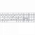 Клавиатура Apple Wireless Keyboard с цифровой панелью, Silver, Bluetooth (MQ052)