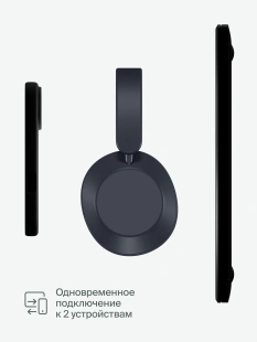 Беспроводные накладные наушники COMMO Etude (Графитовый)